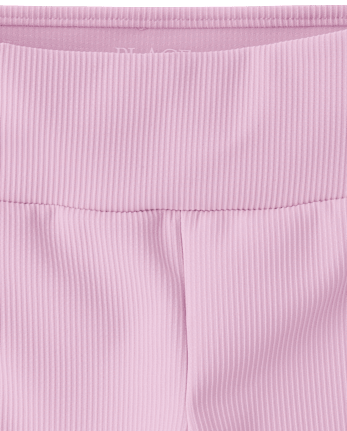 Short cycliste côtelé texturé à séchage rapide pour filles