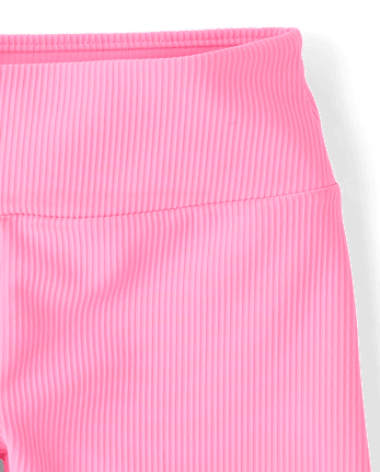 Girls Quick Dry Textured Ribbed Bike Shorts