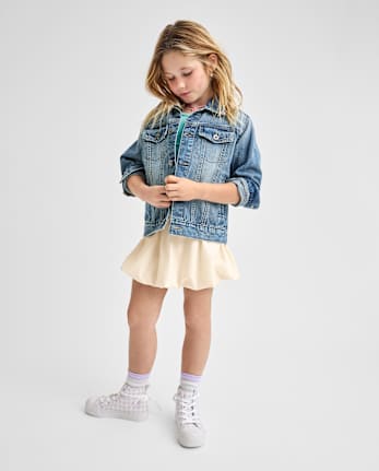 Girls Quick Dry Bubble Skort