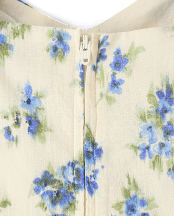 Girls Mommy And Me Floral Bubble Dress