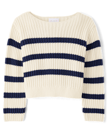 Girls Striped Sweater