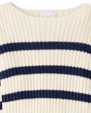 Girls Striped Sweater