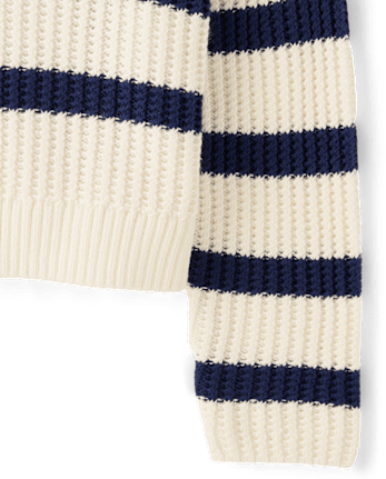Girls Striped Sweater