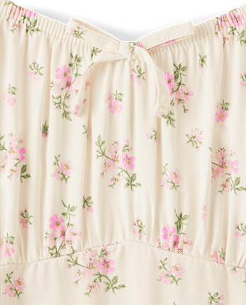 Girls Mommy And Me Floral Corset Dress