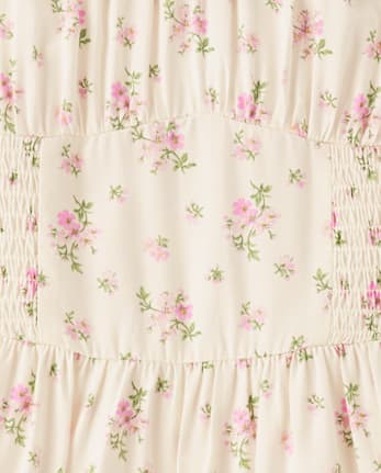 Girls Mommy And Me Floral Corset Dress