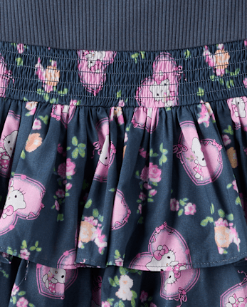Robe Hello Kitty® brodée à volants pour filles