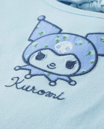 Girls Hello KittyÂ® And Friends Applique Bow Back Dress