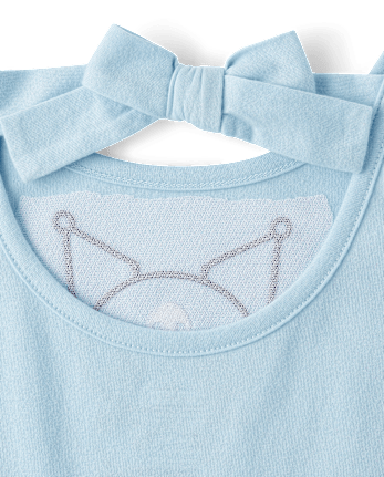 Girls Hello KittyÂ® And Friends Applique Bow Back Dress