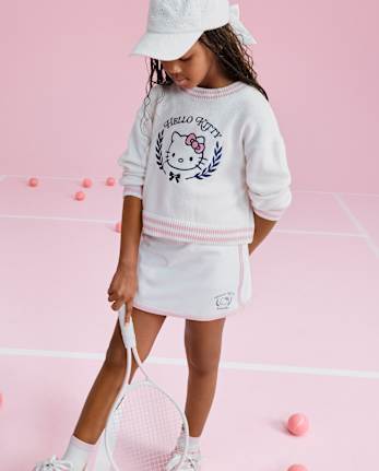 Girls Hello KittyÂ® Quick Dry A-Line Skort