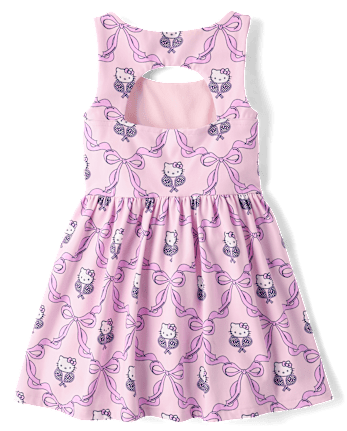 Girls Hello KittyÂ® Quick Dry Tennis Cut Out Active Dress