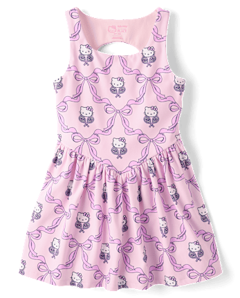 Girls Hello KittyÂ® Quick Dry Tennis Cut Out Active Dress