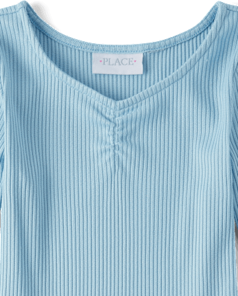 Robe fleurie à volants et taille basse pour fille