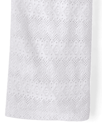 Girls Lace Wide Leg Cover-Up Pants