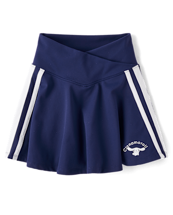 Girls Hello Kitty® Quick Dry Side Stripe Crossover Skort