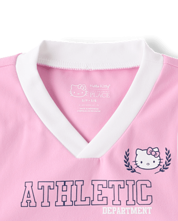 Girls Hello KittyÂ® Quick Dry Contrast Tank Top