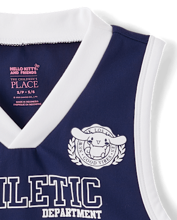 Girls Hello Kitty® Quick Dry Contrast Tank Top
