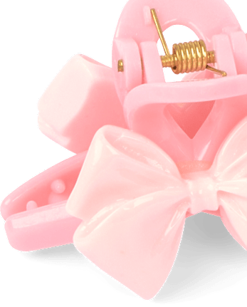 Girls Bear Bow Claw Clip 5-Pack