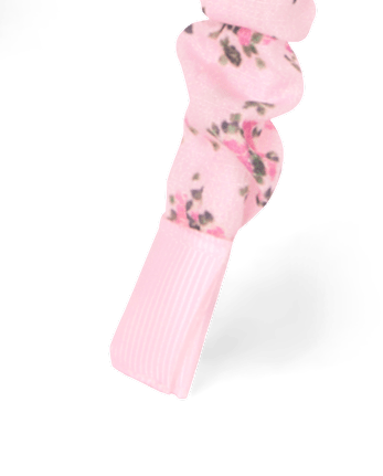 Girls Floral Ruched Headband 3-Pack