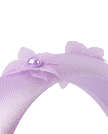 Girls Puffy Floral Headband