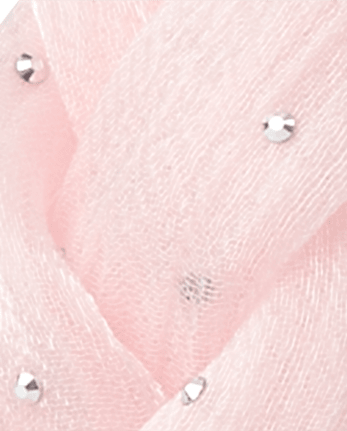 Girls Puffy Braided Rhinestone Headband