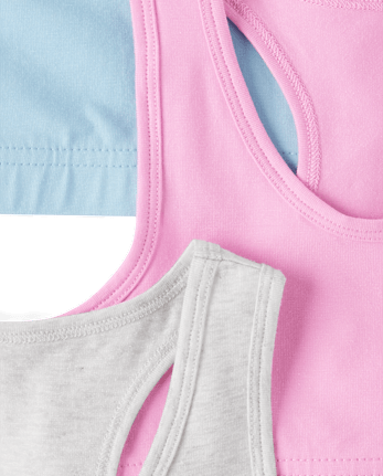 Girls Racerback Bralette 3-Pack