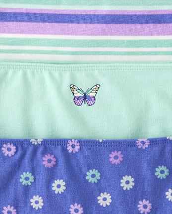 Girls Butterfly Bikini Underwear 7-Pack