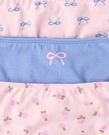 Girls Bow Bikini Underwear 7-Pack