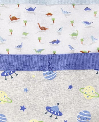 Toddler Boys Space Brief Underwear 7-Pack