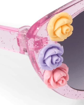 Toddler Girl Floral Sunglasses