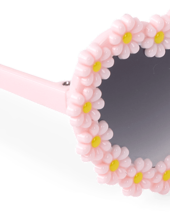 Toddler Girl Floral Heart Sunglasses