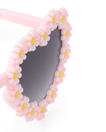 Toddler Girl Floral Heart Sunglasses