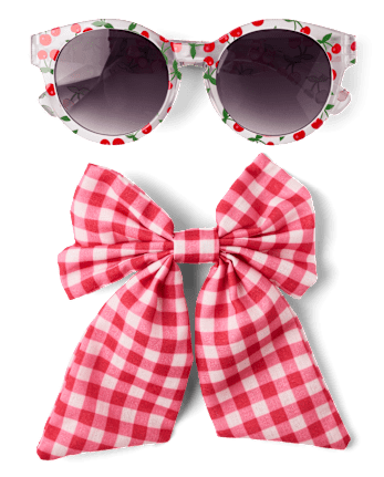 Toddler Girls Cherry 2-Piece Accessory Set