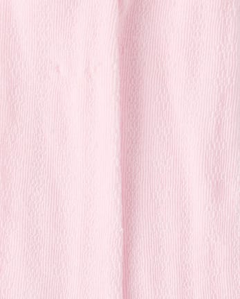 Baby Girls Floral Pointelle Tights 2-Pack