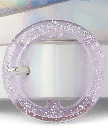 Girls Glitter Heart Belt 3-Pack