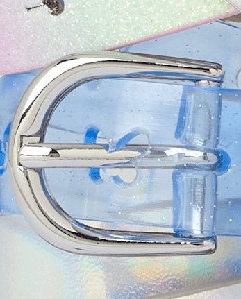 Girls Glitter Heart Belt 3-Pack