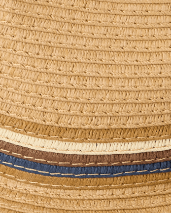 Boys Striped Fedora