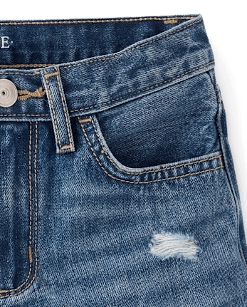 Short en jean déchiré pour enfants