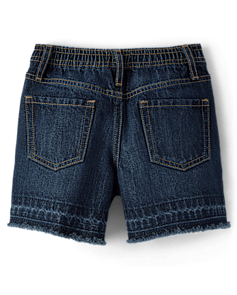 Short midi en jean déchiré et décontracté pour filles