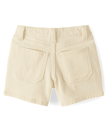 Girls Utility Baggy Denim Shorts