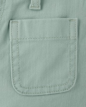 Girls Patch Pocket Relaxed Shortie Shorts