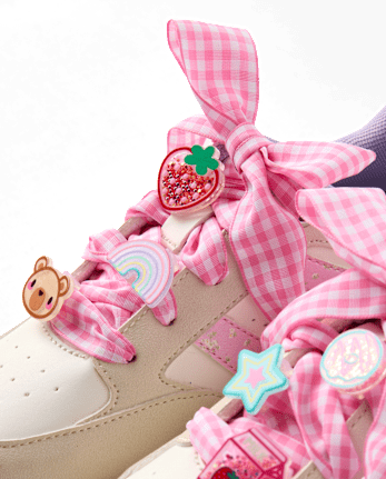 Girls Shoelace & Star Shoe Charm 7-Piece Set