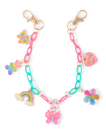 Girls Butterfly Bag Charm