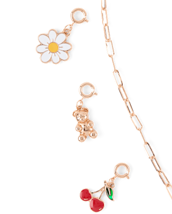Girls DIY Charm Necklace 7-Piece Set
