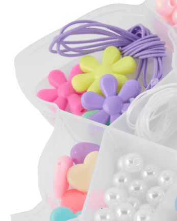 Girls DIY Beaded Bracelet Bunny Set
