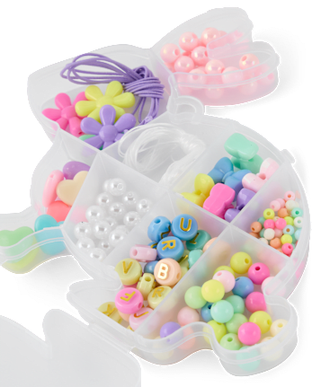 Girls DIY Beaded Bracelet Bunny Set