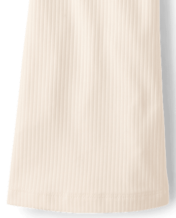 Leggings côtelés taille haute évasés pour filles