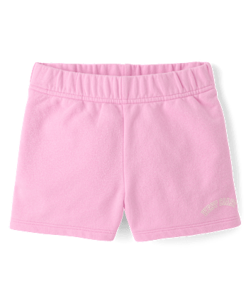 Girls Graphic French Terry Shorts