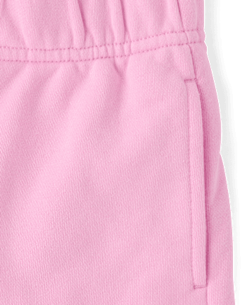 Girls Graphic French Terry Shorts