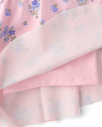 Girls Quick Dry Floral Flowy Shorts