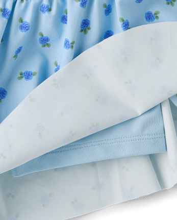 Girls Quick Dry Floral Flowy Shorts